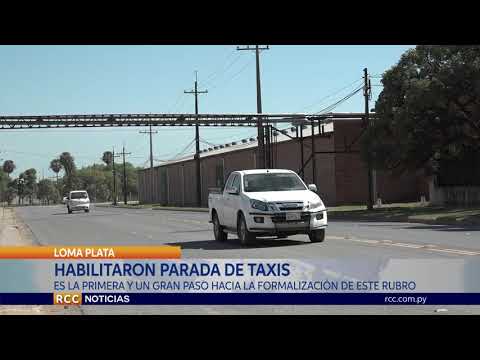 HABILITARON UNA PARADA DE TAXIS EN LOMA PLATA