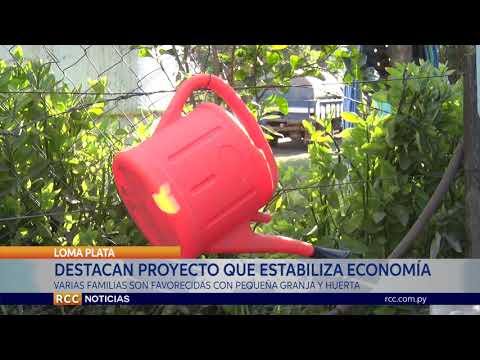 DESTACAN PROYECTO QUE AYUDÓ EN LA ESTABILIDAD ECONÓMICA DE VARIAS FAMILIAS DEL CHACO