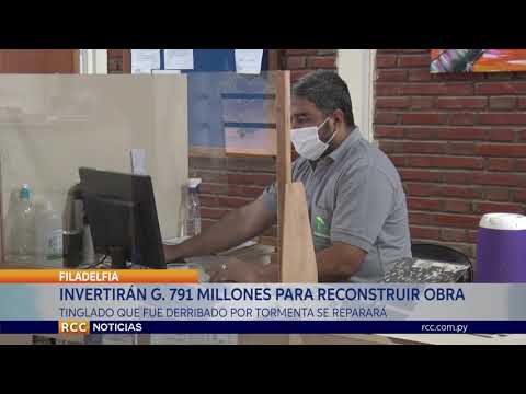 INVERTIRÁN G. 791 MILLONES PARA RECONSTRUIR TINGLADO DERRIBADO POR TORMENTA