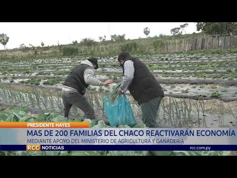PRODUCTORES DE ZONAS DEL CHACO SON BENEFICIADOS CON PROYECTO EN PLENA PANDEMIA