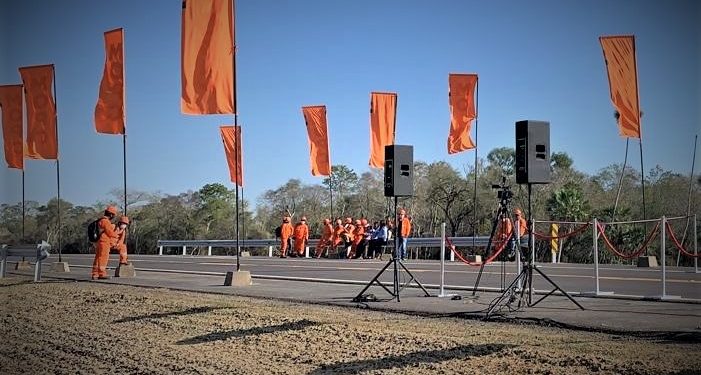 Bioceánica se aproxima a los 100 kilómetros de asfaltado a un año del inicio de obras Bioceánica se aproxima a los 100 kilómetros de asfaltado a un año del inicio de obras