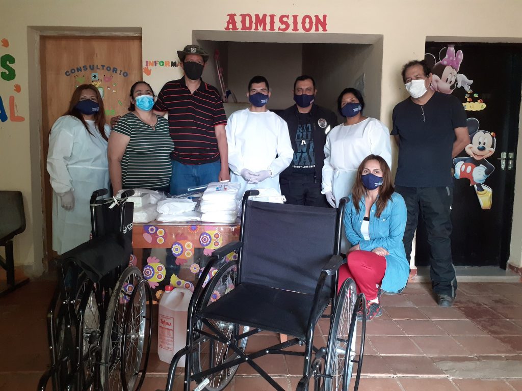 Campo Aceval: Donan insumos para protección del personal de blanco 