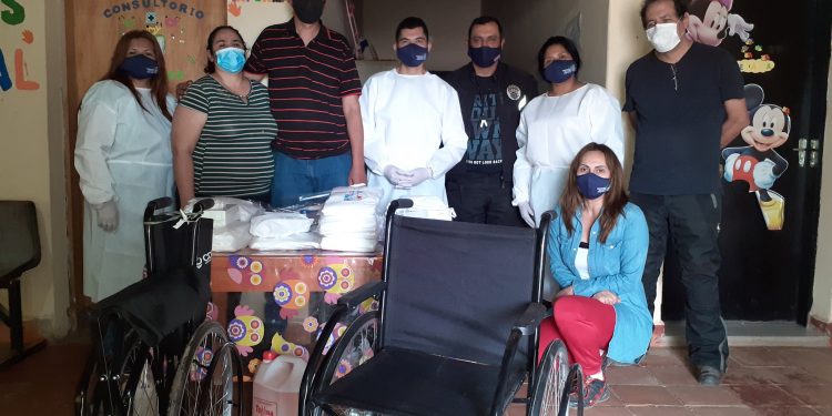 Campo Aceval: Donan insumos para protección del personal de blanco Campo Aceval: Donan insumos para protección del personal de blanco