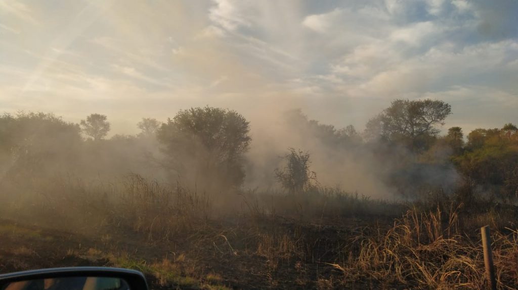 Ruta Transchaco: Autoridades no intervienen en quemazones de pastizales