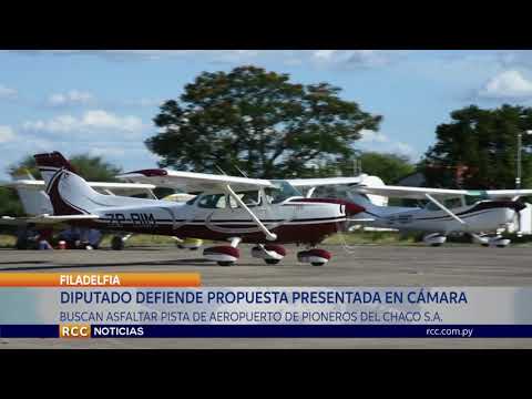 BUSCAN ASFALTAR PISTA DE AEROPUERTO DE PIONEROS DEL CHACO S.A