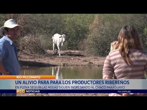 RÍO PILCOMAYO LLEVA ALIVIO A PRODUCTORES EN ÉPOCAS DE SEQUÍA PROLONGADA EN EL CHACO