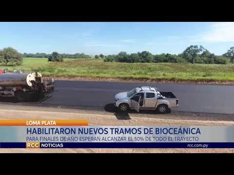 LOMA PLATA: PARA FINALES DE ESTE AÑO PREVÉN CULMINAR DE ASFALTAR LA MITAD DE LA RUTA BIOCEÁNICA