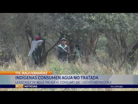 INDÍGENAS CONSUMEN AGUA NO TRATADA EN IRALA FERNÁNDEZ