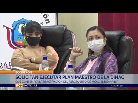 SOLICITAN DECLARACIÓN DE INTERÉS DEPARTAMENTAL DEL DESARROLLO DEL AEROPUERTO DE MCAL. ESTIGARRIBIA