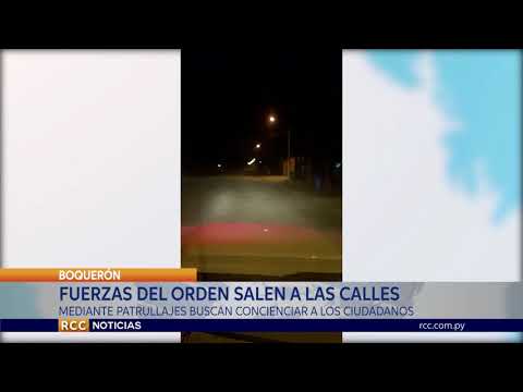 POLICÍAS MONTAN BARRERAS DE CONTROL Y PATRULLAJE PARA CONCIENCIAR A LA CIUDADANÍA