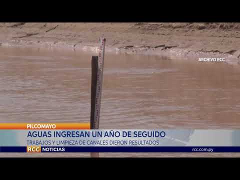 AGUAS DEL PILCOMAYO INGRESARON DURANTE MÁS DE UN AÑO DE FORMA ININTERRUMPIDA AL LADO PARAGUAYO