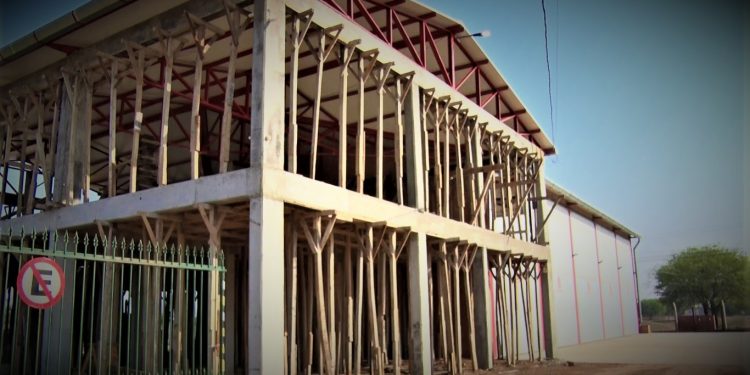 Avanza la construcción del nuevo cuartel de bomberos voluntarios de Filadelfia