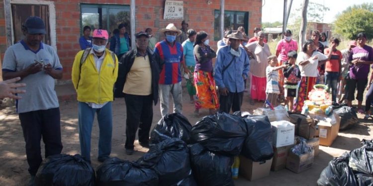 Entregan casi 6 mil kilos de alimentos a comunidades indígenas del Chaco y de la Región Oriental