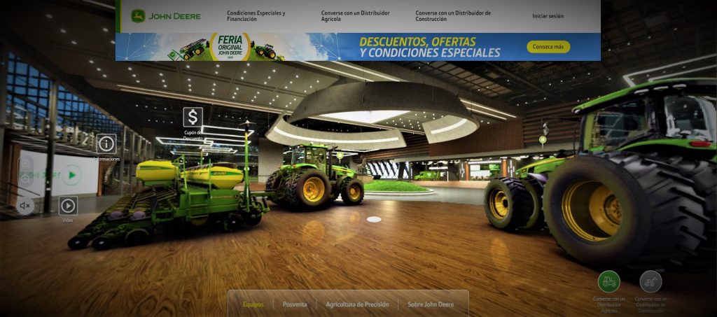 Feria Original Automaq John Deere sorprende con plataforma digital y experiencia 3D Feria Original Automaq John Deere sorprende con plataforma digital y experiencia 3D
