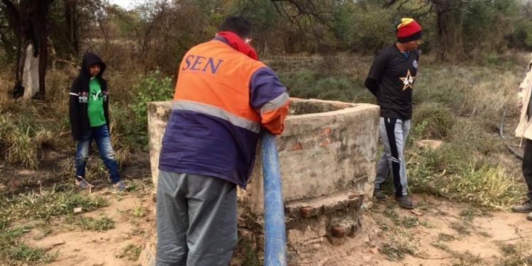 Continúan trabajos de asistencia de la SEN con agua y alimentos en el Chaco