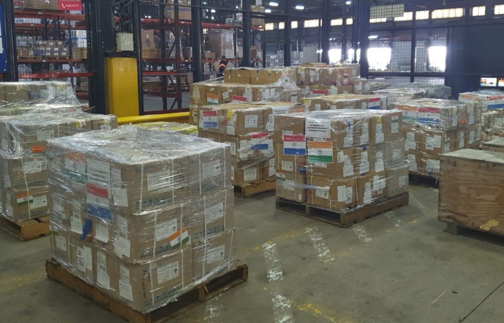 India dona hidroxicloroquina al Paraguay para combatir el covid-19