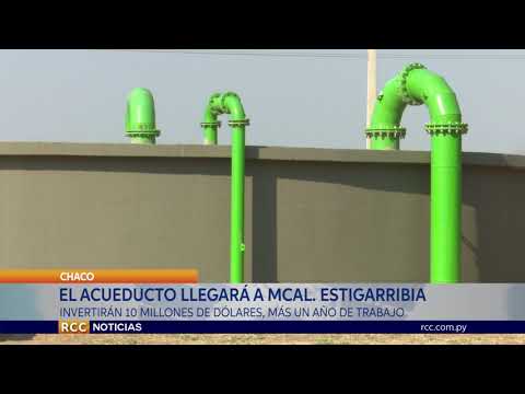MARIO ABDO BENÍTEZ ANUNCIA QUE EL ACUEDUCTO LLEGARÁ A MARISCAL ESTIGARRIBIA