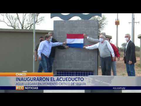 TRAS AÑOS DE ESPERA, GOBIERNO INAUGURÓ OFICIALMENTE EL ACUEDUCTO EN EL CHACO CENTRAL