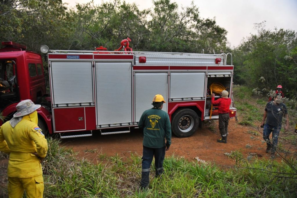 Bomberos y guardaparques controlaron incendios forestales