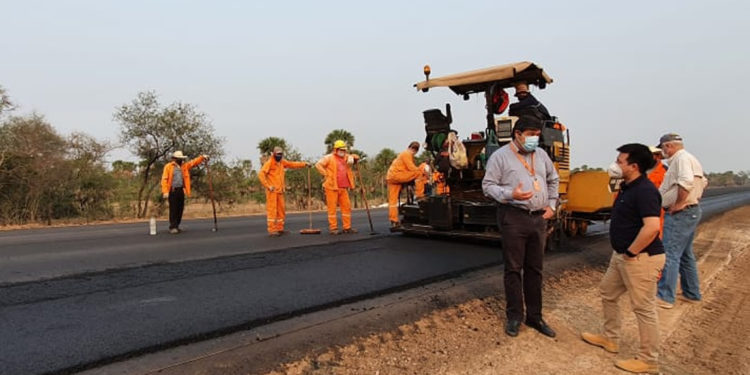 El Lote 5 de la Transchaco con 35% de avance a pesar de COVID-19 y escasez de materia prima El Lote 5 de la Transchaco con 35% de avance a pesar de COVID-19 y escasez de materia prima