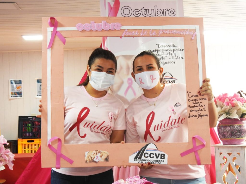 Capacitan a colaboradoras de la Bioceánica en el marco del Octubre Rosa