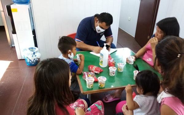 Refuerzan atención a la niñez indígena en la terminal de Asunción Refuerzan atención a la niñez indígena en la terminal de Asunción