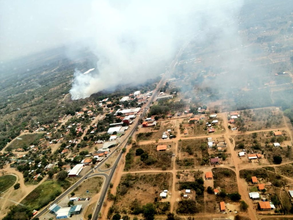 Gral. Bruguez: esperan más ayuda para combatir incendios