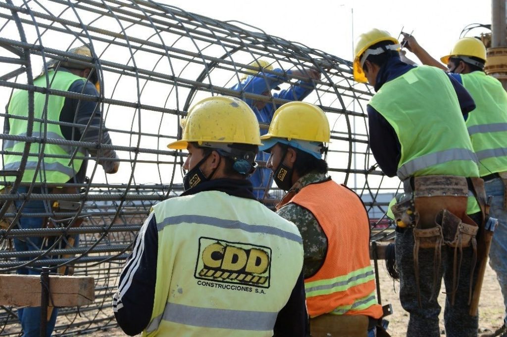 Obra del Puente Héroes del Chaco emplea a más de 150 personas