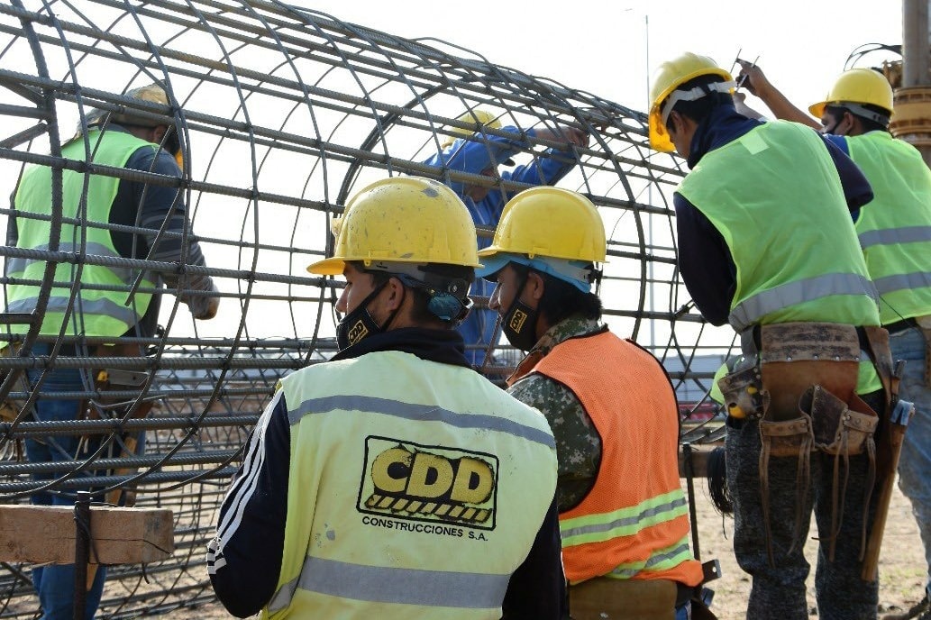 Obra del Puente Héroes del Chaco emplea a más de 150 personas