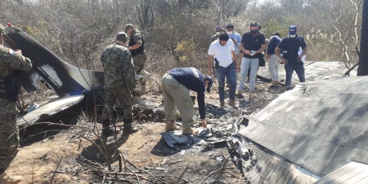 Hay indicios de narcotráfico en el caso de avioneta siniestrada en Mariscal Estigarribia Hay indicios de narcotráfico en el caso de avioneta siniestrada en Mariscal Estigarribia