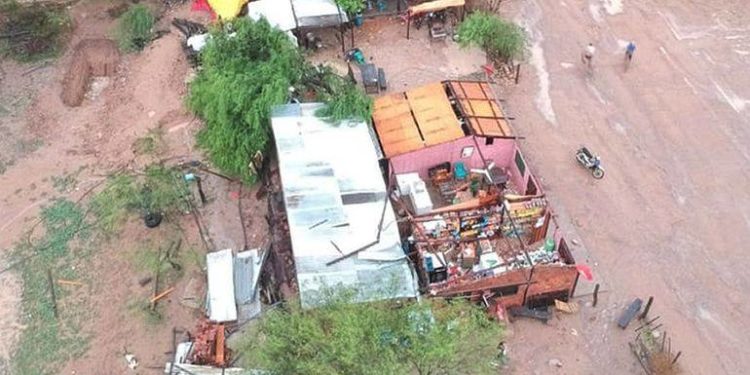 Más de 50 viviendas afectadas por temporal