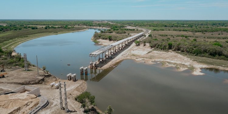 Ñeembucú: Avanza puente de 1.175 metros sobre Río Tebicuary