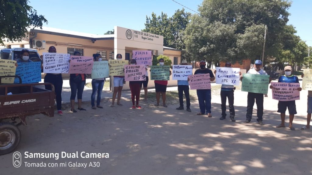 Asegurados de IPS de Carmelo Peralta reclaman cobertura de servicios en la zona