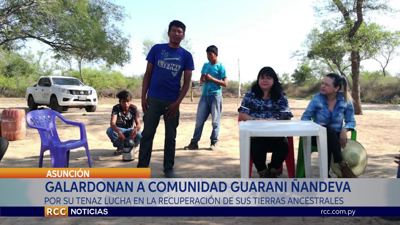 GALARDONAN A COMUNIDAD GUARANÍ ÑANDEVA DE LOMA POR LUCHA PARA RECUPERAR TIERRAS ANCESTRALES