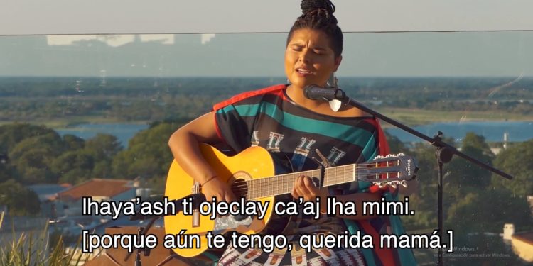 Bianca Orqueda cautiva el escenario nacional con sus canciones en idioma Nivaclé Bianca Orqueda cautiva el escenario nacional con sus canciones en idioma Nivaclé