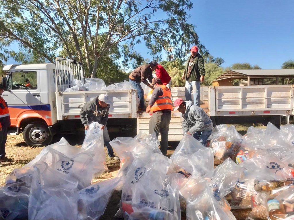 SEN asistió con más de 70.000 kilos de alimentos a cerca de 2.500 familias del Chaco