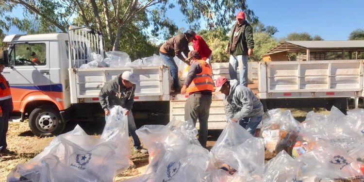SEN asistió con más de 70.000 kilos de alimentos a cerca de 2.500 familias del Chaco