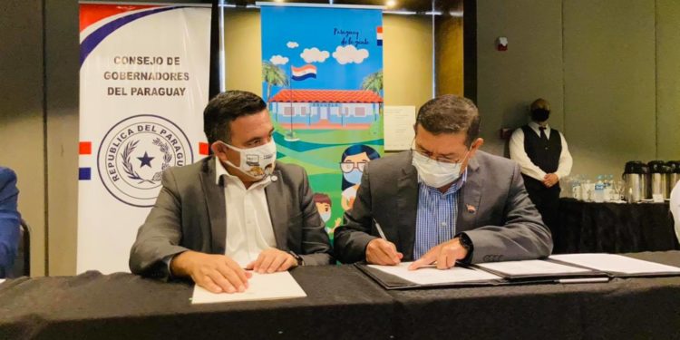 Ministro de Educación firmó convenio con el Consejo de Gobernadores del Paraguay Ministro de Educación firmó convenio con el Consejo de Gobernadores del Paraguay