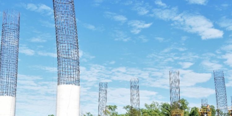 Puente Héroes del Chaco: toman forma los pilares del viaducto de acceso en Chaco’i Puente Héroes del Chaco: toman forma los pilares del viaducto de acceso en Chaco’i