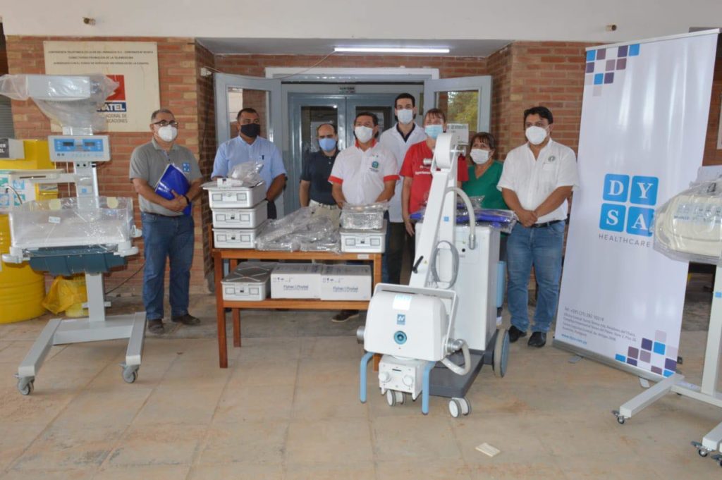 Entregan importantes equipamientos para el Hospital Materno Infantil de Villa Choferes
