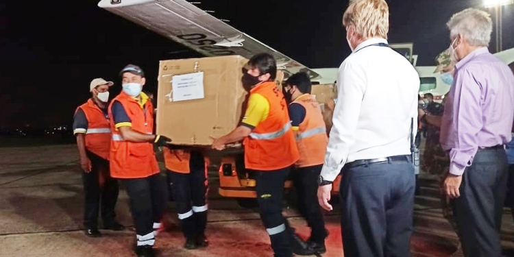 Paraguay recibió otras 3.000 dosis de vacunas donadas Paraguay recibió otras 3.000 dosis de vacunas donadas