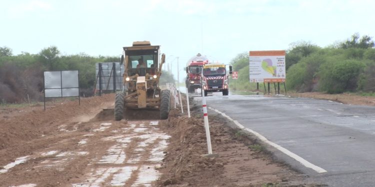 Reconstrucción de ruta de Villa Choferes a Mcal. Estigarribia registra un avance del 10% Reconstrucción de ruta de Villa Choferes a Mcal. Estigarribia registra un avance del 10%