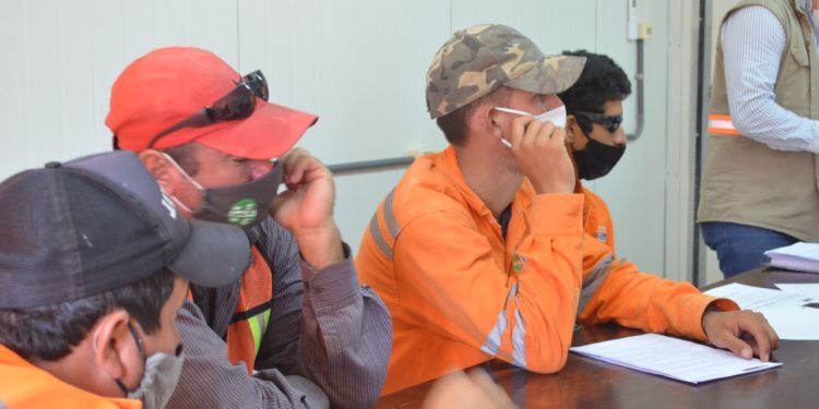 Tramo Pozo Colorado- Concepción: personal de obras se capacita Tramo Pozo Colorado- Concepción: personal de obras se capacita