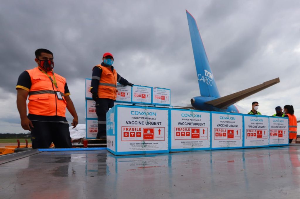 Mario Abdo confirmó envío de nuevo lote de 100.000 vacunas Covaxin