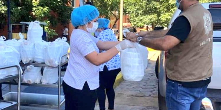 Programa Paraguay Solidario entregó más de 2.300 platos de comidas en hospitales