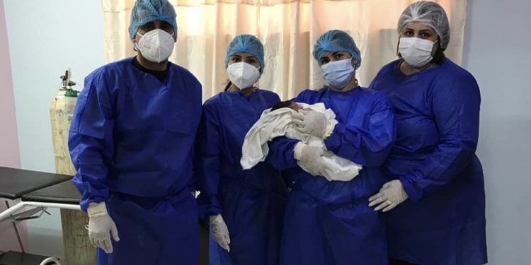 Parto de urgencia en Puesto de Salud del distrito Loma Plata