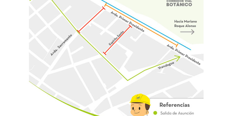 Habilitan desvíos en zona de Primer Presidente hasta su conexión con ruta PY03 Habilitan desvíos en zona de Primer Presidente hasta su conexión con ruta PY03