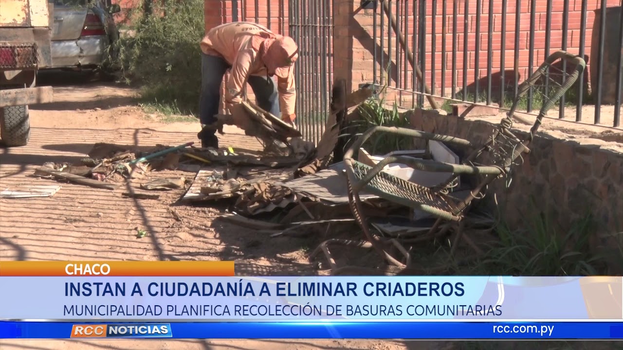 INSTAN A CIUDADANÍA A ELIMINAR CRIADEROSMUNICIPALIDAD PLANIFICA RECOLECCIÓN DE BASURAS COMUNITARIAS
