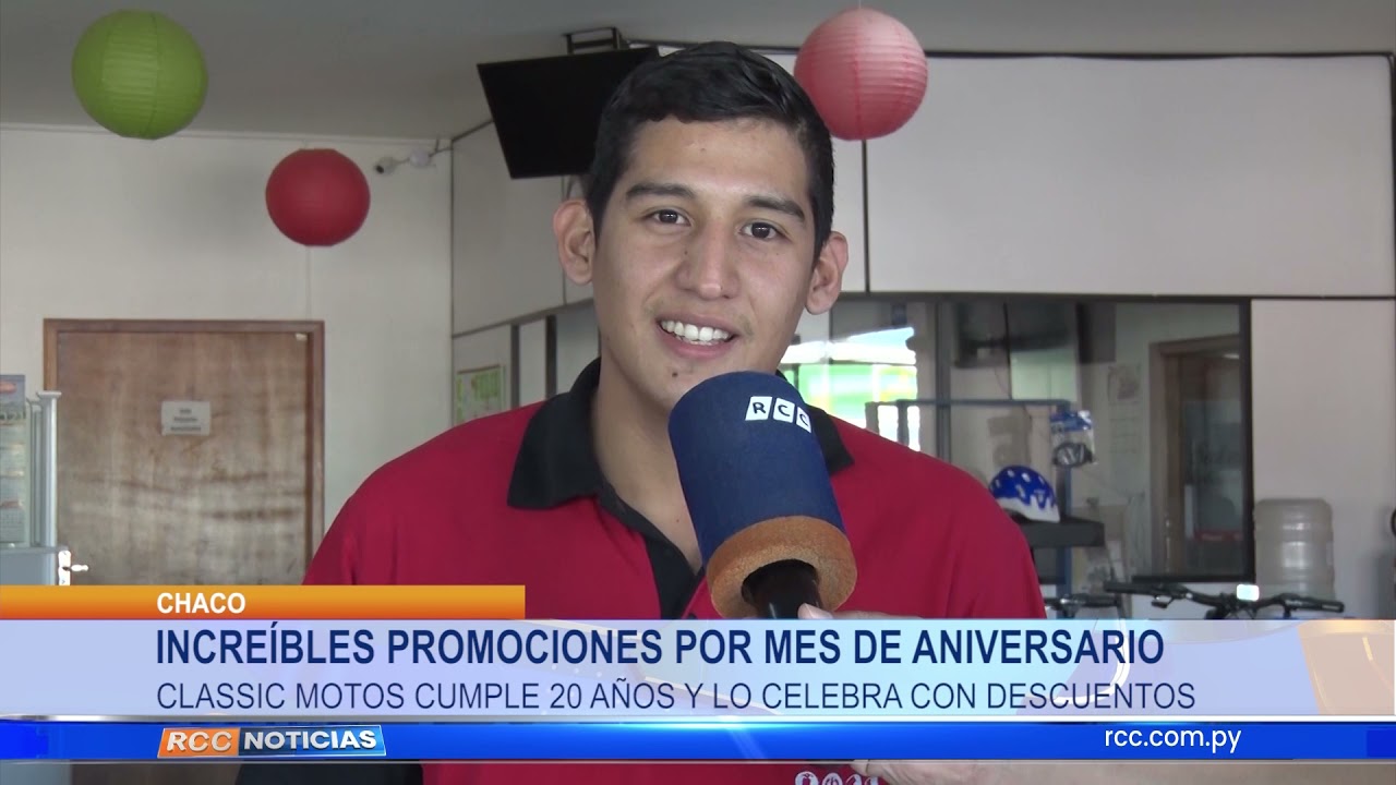 INCREÍBLES PROMOCIONES POR MES DE ANIVERSARIO CLASSIC MOTOS CUMPLE 20 AÑOS LO CELEBRA CON DESCUENTOS