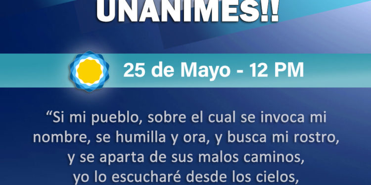 En el Día de la Patria cristianos mediante la oración clamaron bendición para Argentina